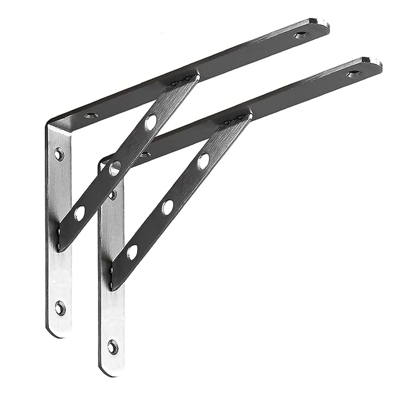 Stainless Steel L-BRACKET Heavy Duty PAIR